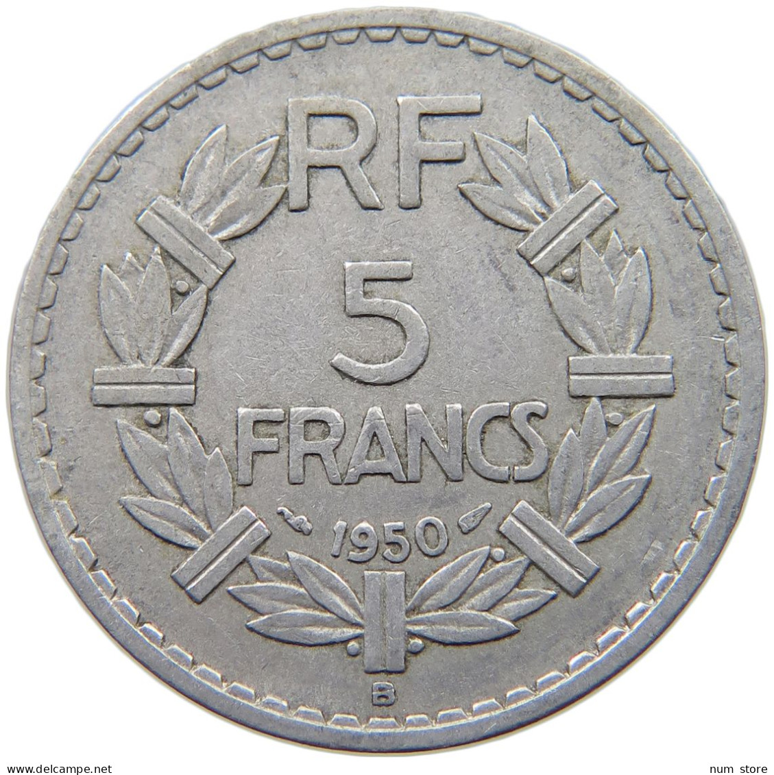 FRANCE 5 FRANCS 1950 B #s068 0773 - 5 Francs