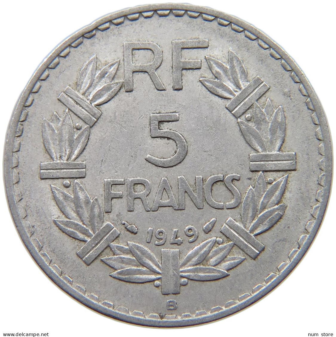 FRANCE 5 FRANCS 1949 B #s068 0785 - 5 Francs