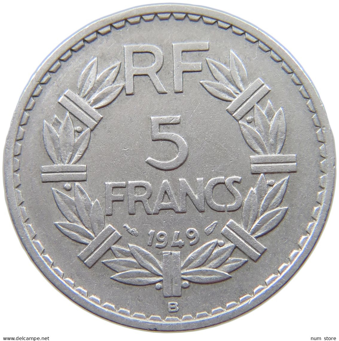 FRANCE 5 FRANCS 1949 B #s079 0359 - 5 Francs