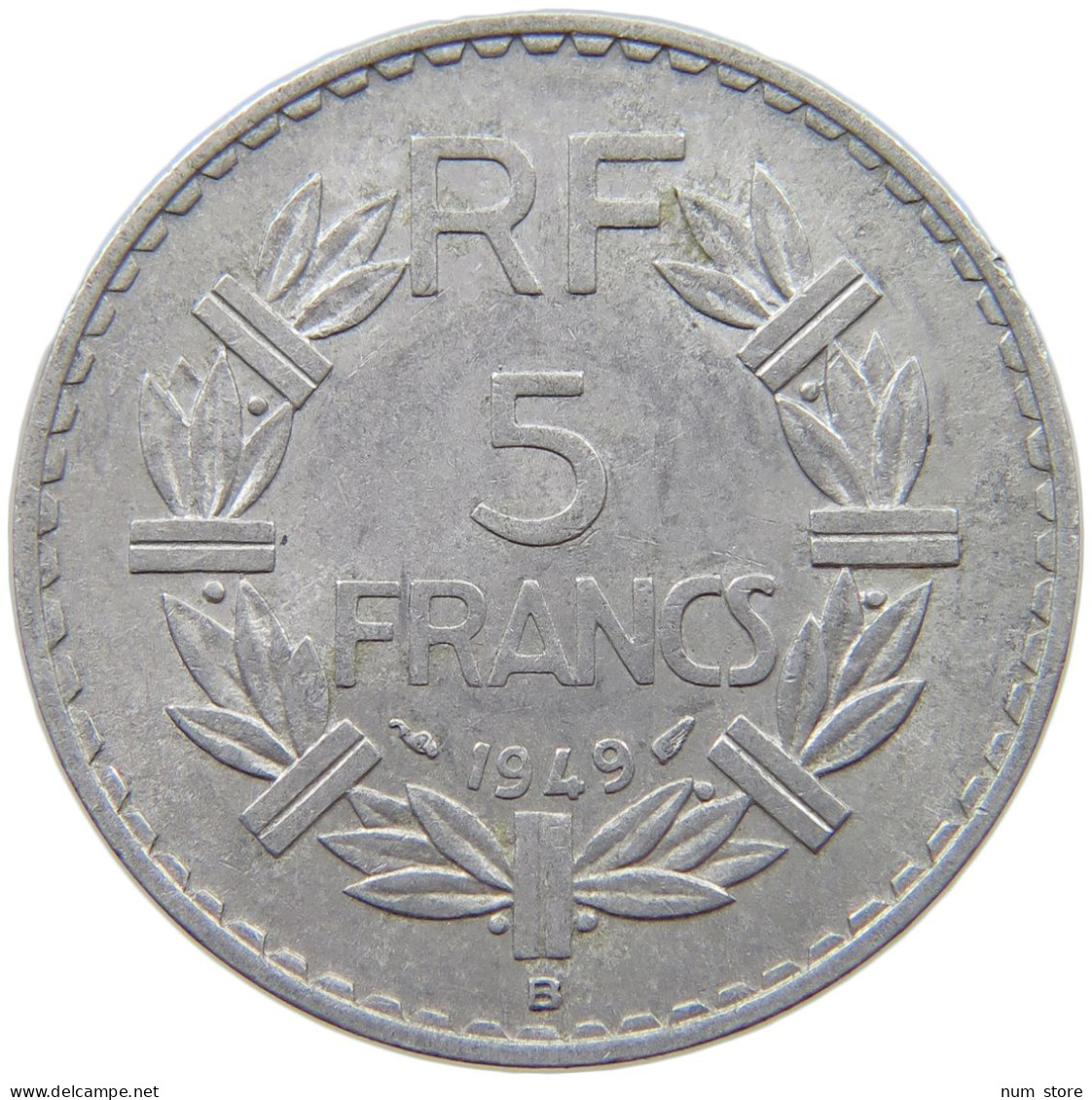 FRANCE 5 FRANCS 1949 B #s068 0793 - 5 Francs