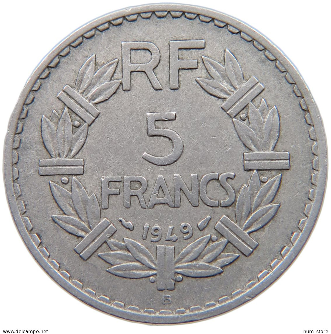FRANCE 5 FRANCS 1949 B #c078 0413 - 5 Francs