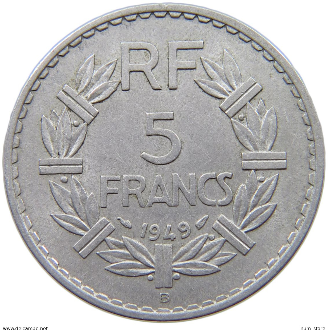 FRANCE 5 FRANCS 1949 B #a068 0555 - 5 Francs