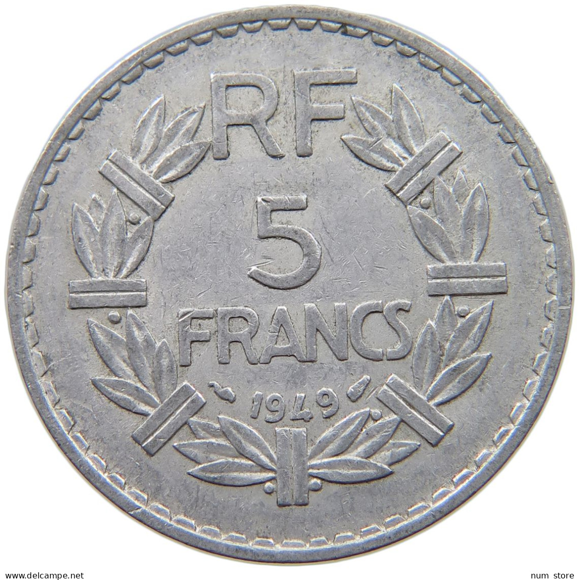 FRANCE 5 FRANCS 1949 #s068 0775 - 5 Francs