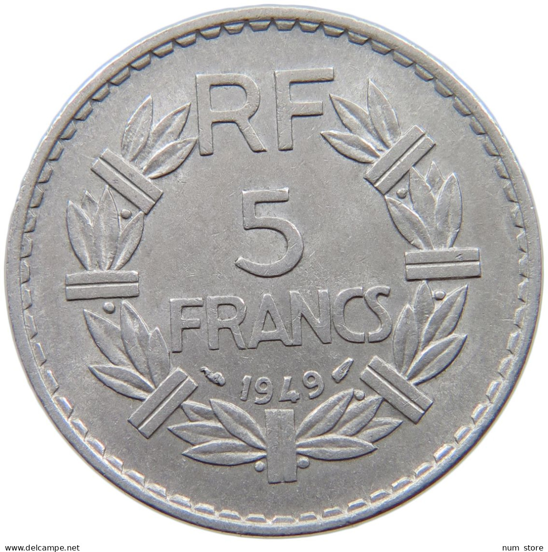 FRANCE 5 FRANCS 1949 #a088 0327 - 5 Francs