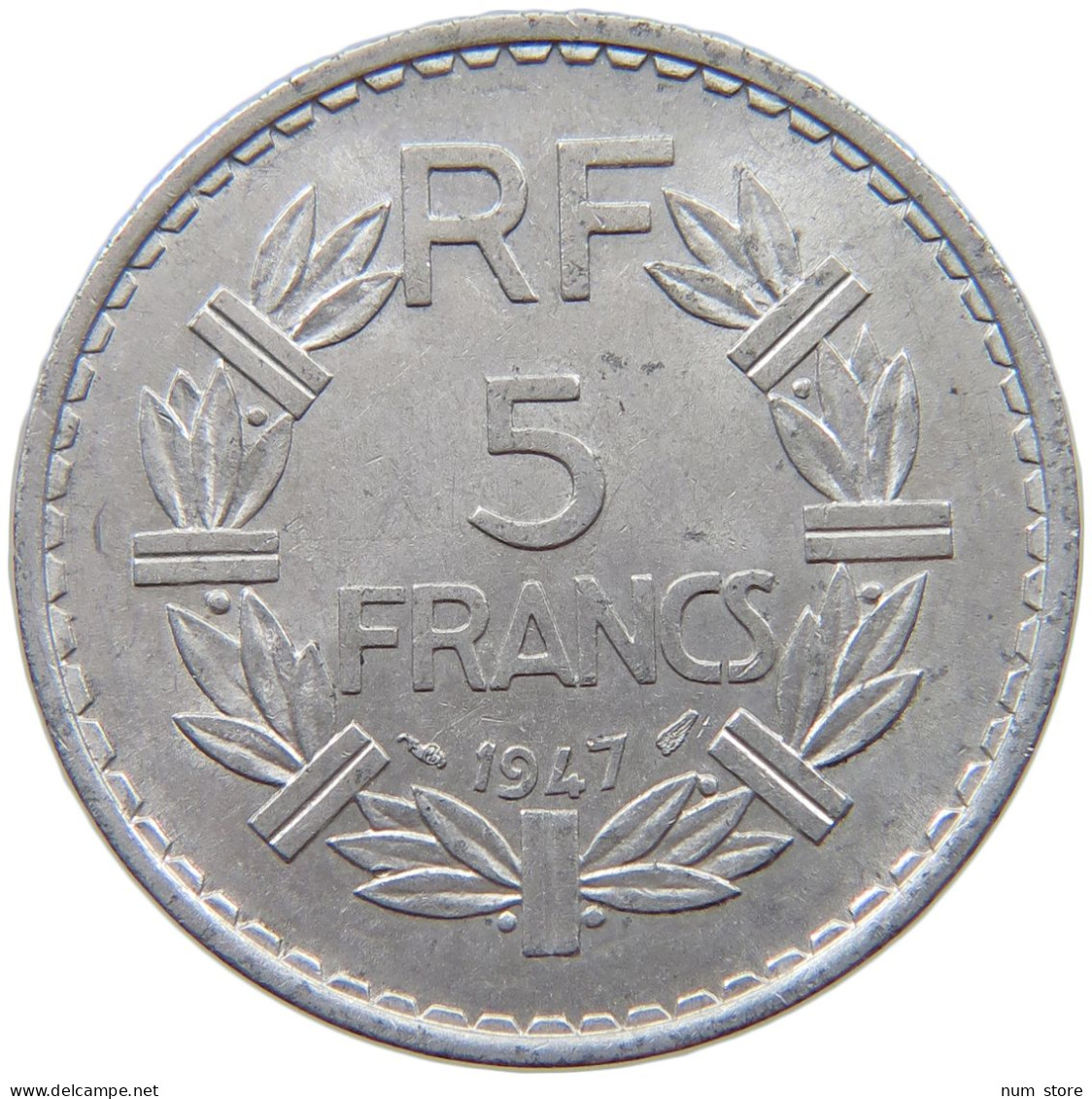 FRANCE 5 FRANCS 1947 TOP #s068 0791 - 5 Francs