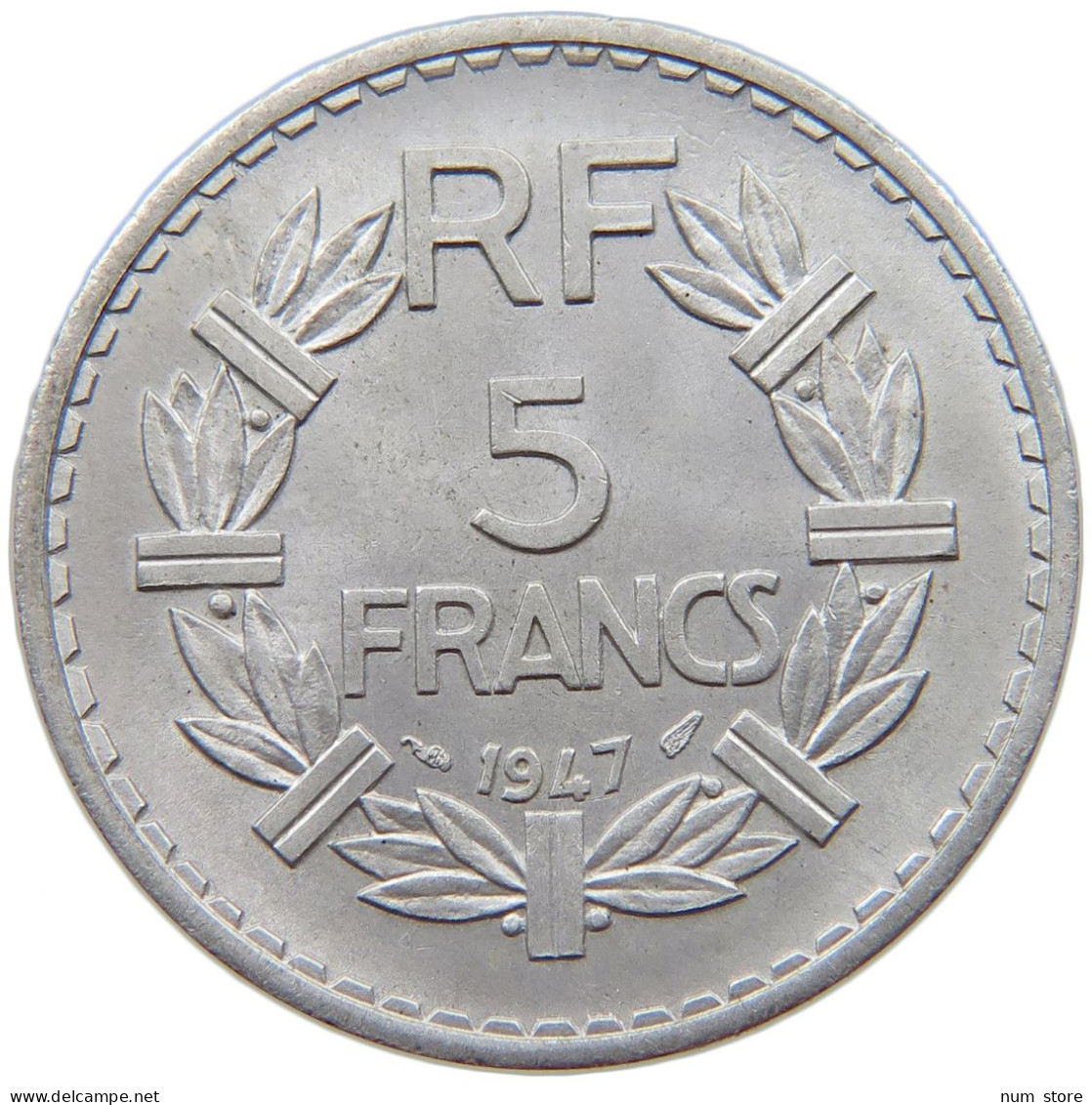 FRANCE 5 FRANCS 1947 #s060 0303 - 5 Francs