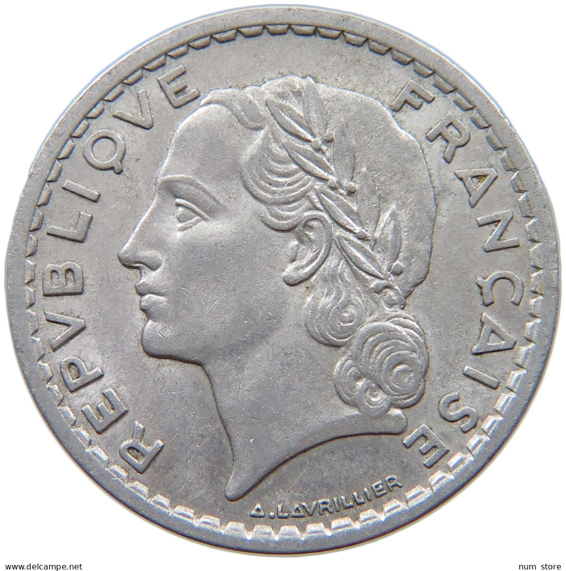 FRANCE 5 FRANCS 1947 #c061 0137 - 5 Francs