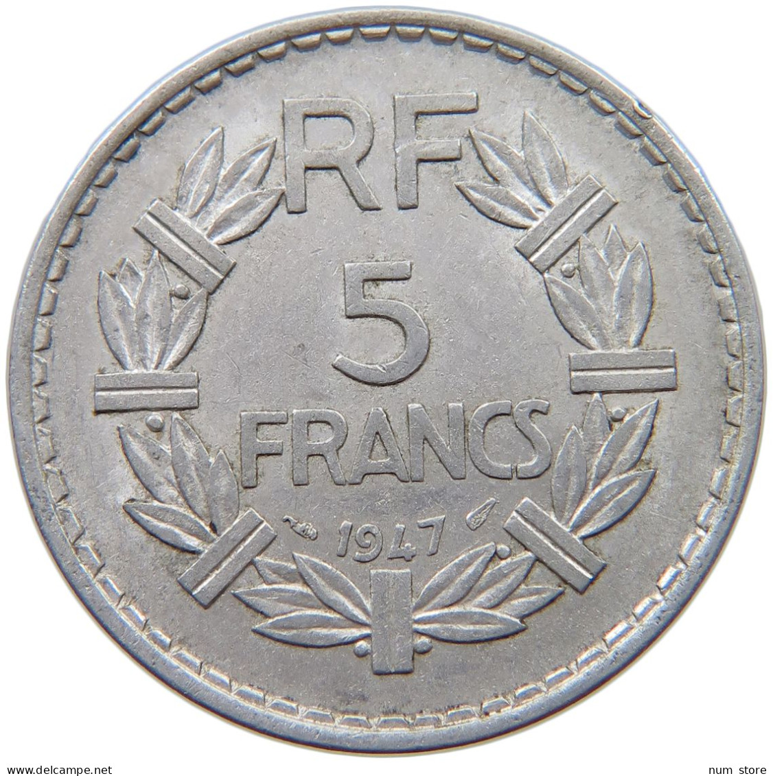 FRANCE 5 FRANCS 1947 #c061 0137 - 5 Francs