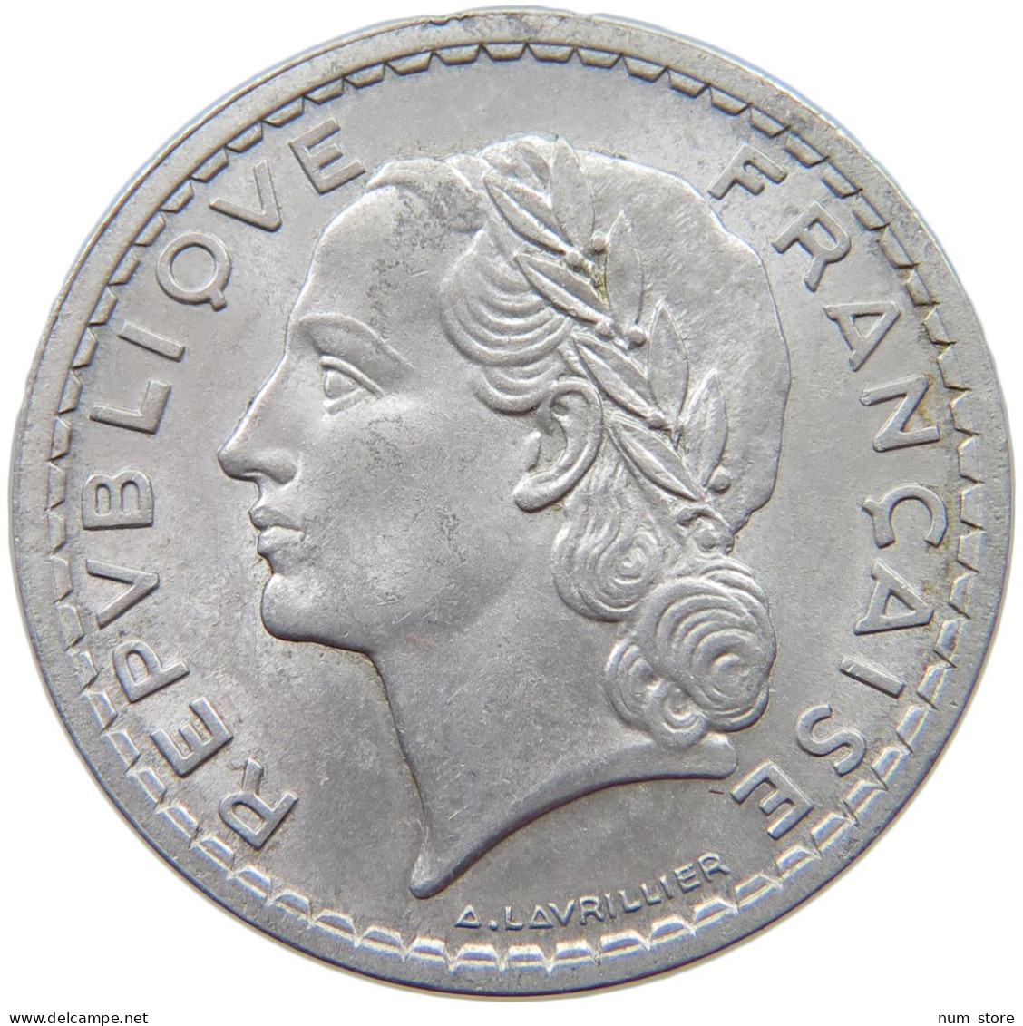 FRANCE 5 FRANCS 1947 #a021 1105 - 5 Francs
