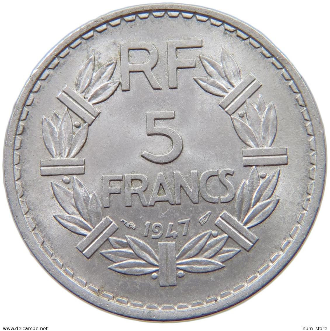 FRANCE 5 FRANCS 1947 #a021 1105 - 5 Francs