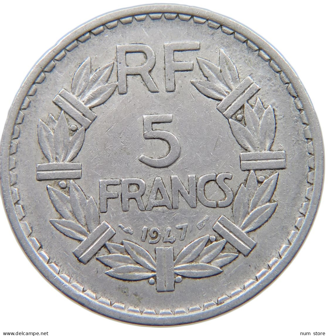 FRANCE 5 FRANCS 1947 #c078 0405 - 5 Francs