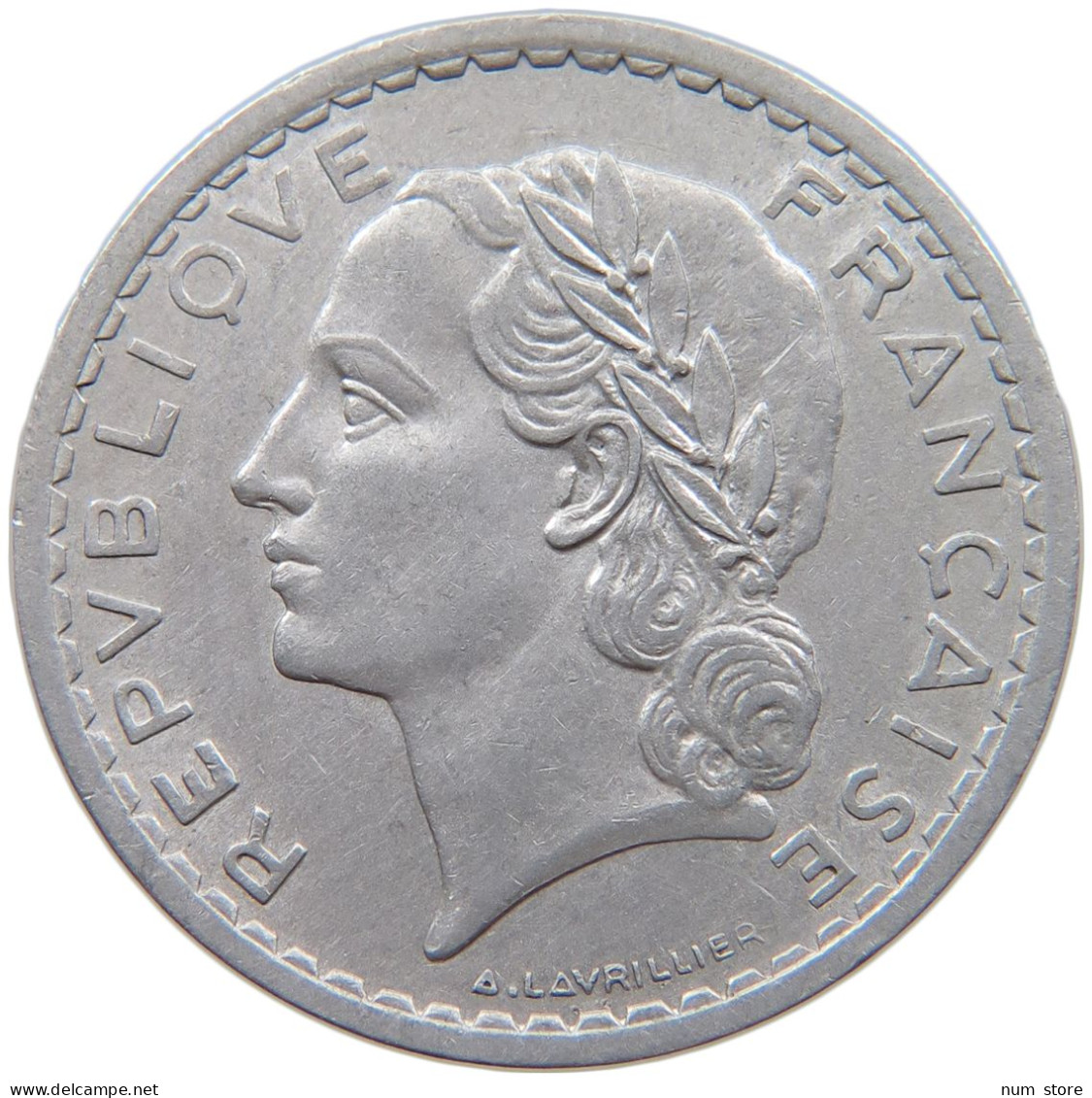 FRANCE 5 FRANCS 1947 #a060 0147 - 5 Francs