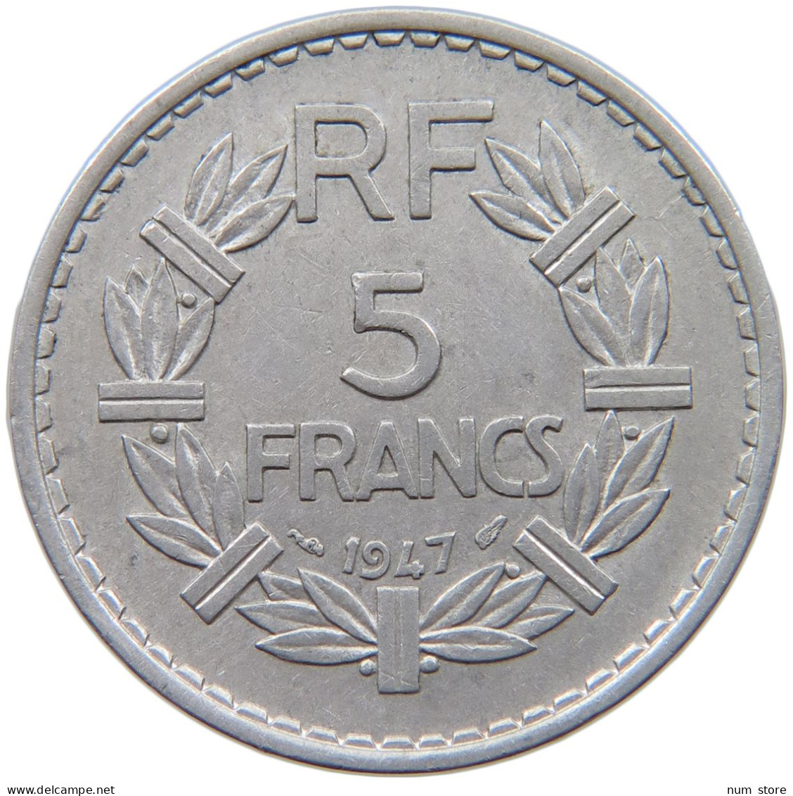 FRANCE 5 FRANCS 1947 #a060 0147 - 5 Francs