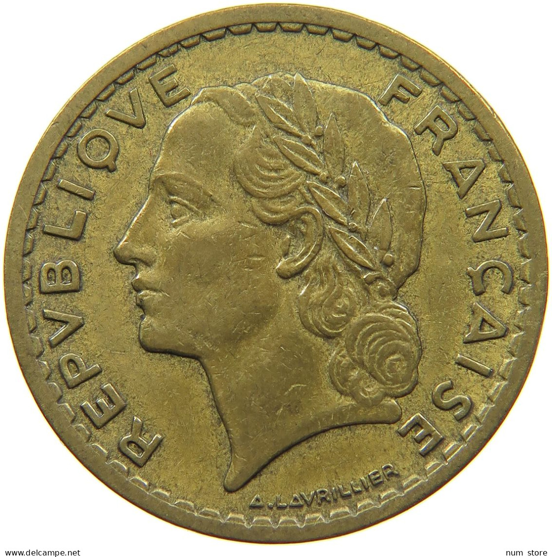 FRANCE 5 FRANCS 1946 #s080 0459 - 5 Francs