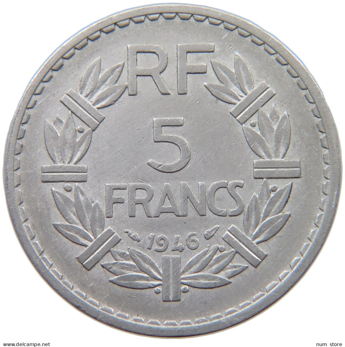 FRANCE 5 FRANCS 1946 #a060 0139 - 5 Francs