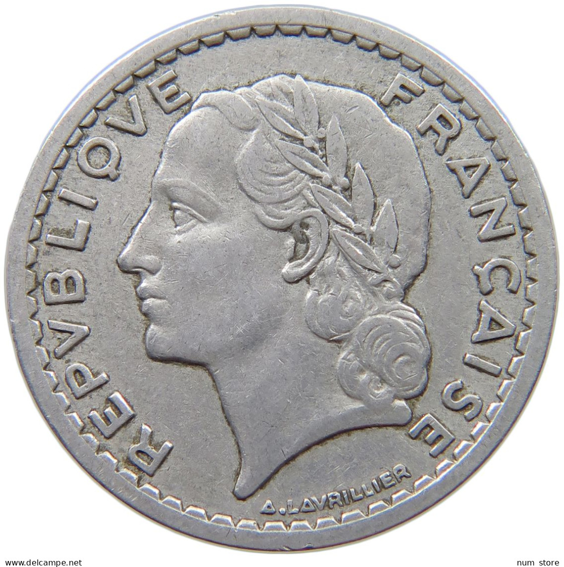 FRANCE 5 FRANCS 1945 B #s068 0807 - 5 Francs