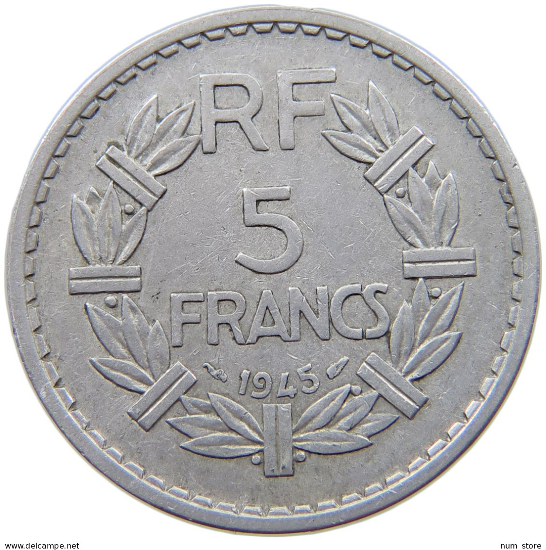 FRANCE 5 FRANCS 1945 #a021 1103 - 5 Francs