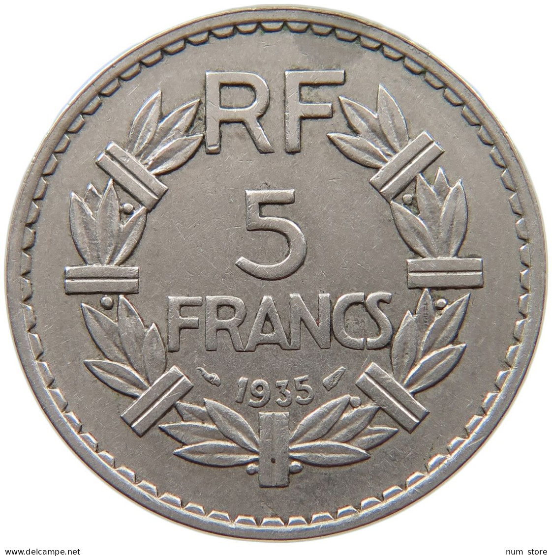 FRANCE 5 FRANCS 1935 #c063 0803 - 5 Francs