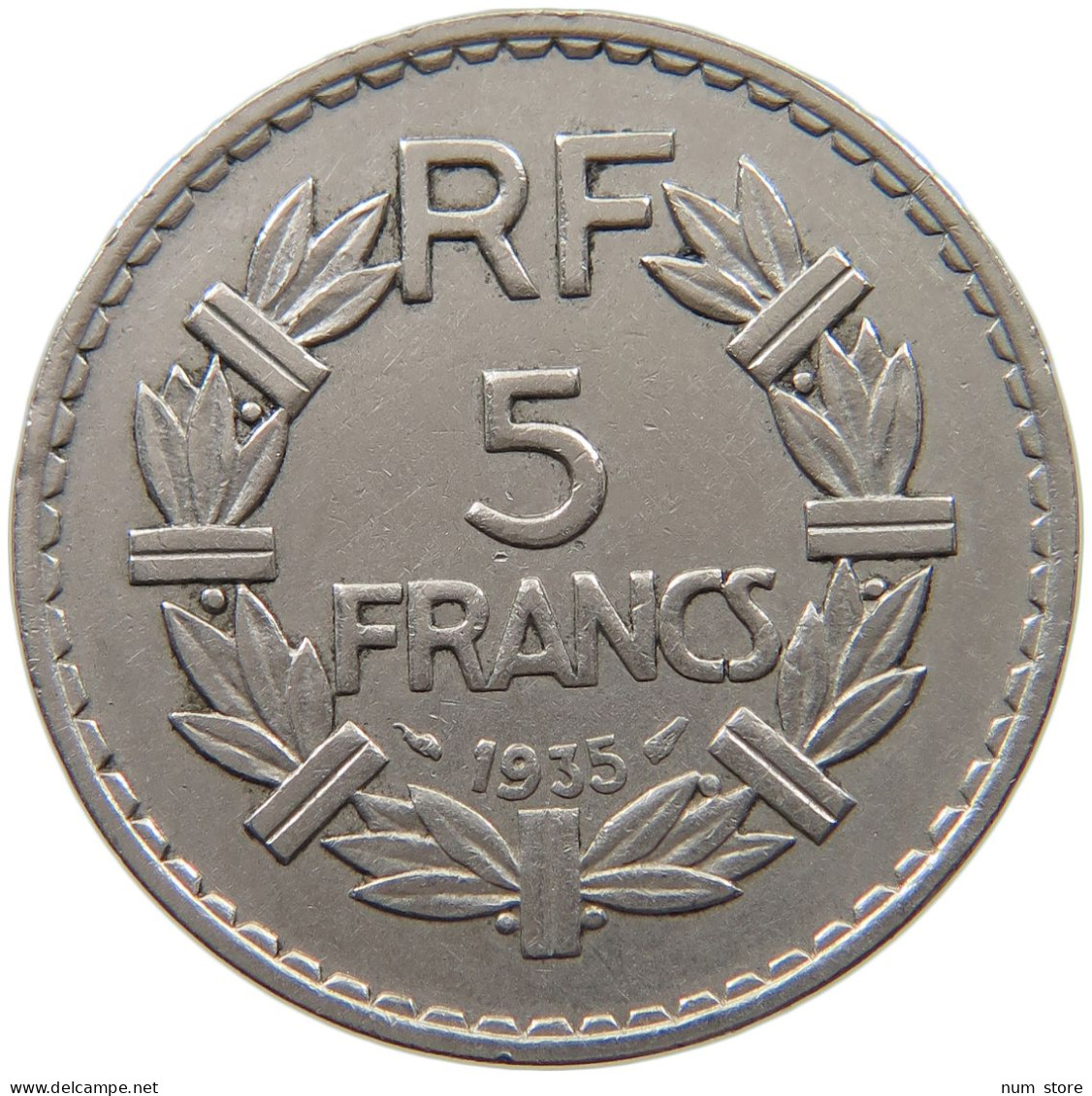 FRANCE 5 FRANCS 1935 #c083 0829 - 5 Francs