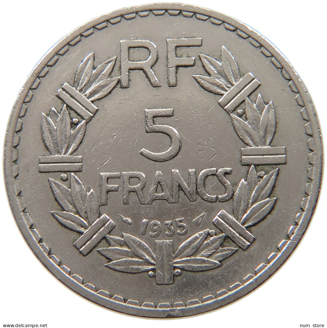 FRANCE 5 FRANCS 1935 #a030 0329 - 5 Francs
