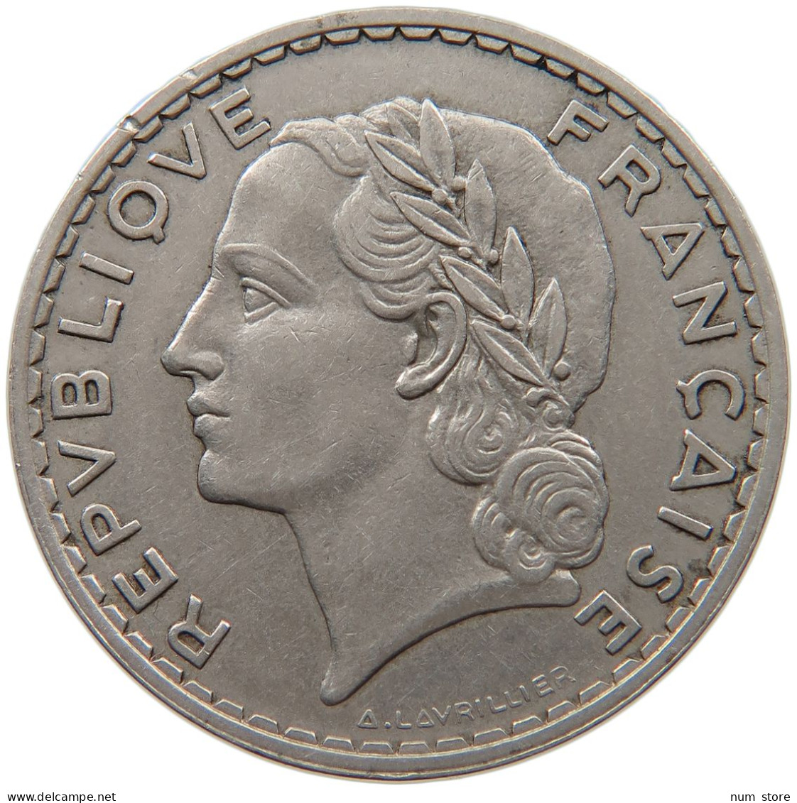 FRANCE 5 FRANCS 1933 #s019 0001 - 5 Francs