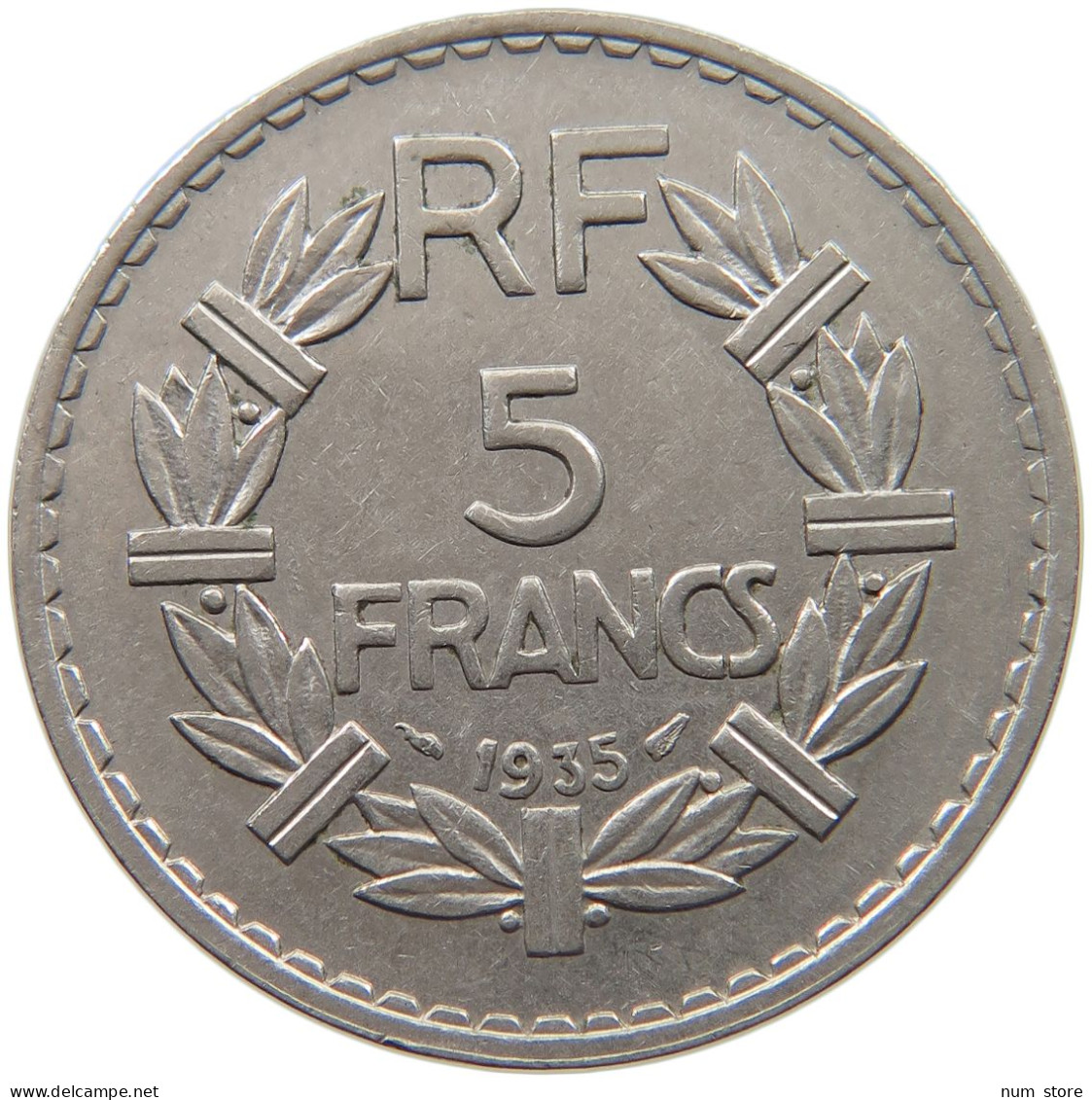 FRANCE 5 FRANCS 1935 #c019 0697 - 5 Francs