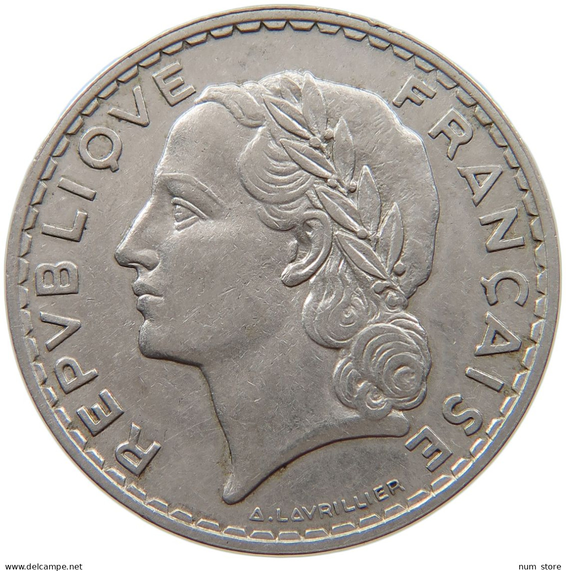 FRANCE 5 FRANCS 1933 #s012 0491 - 5 Francs