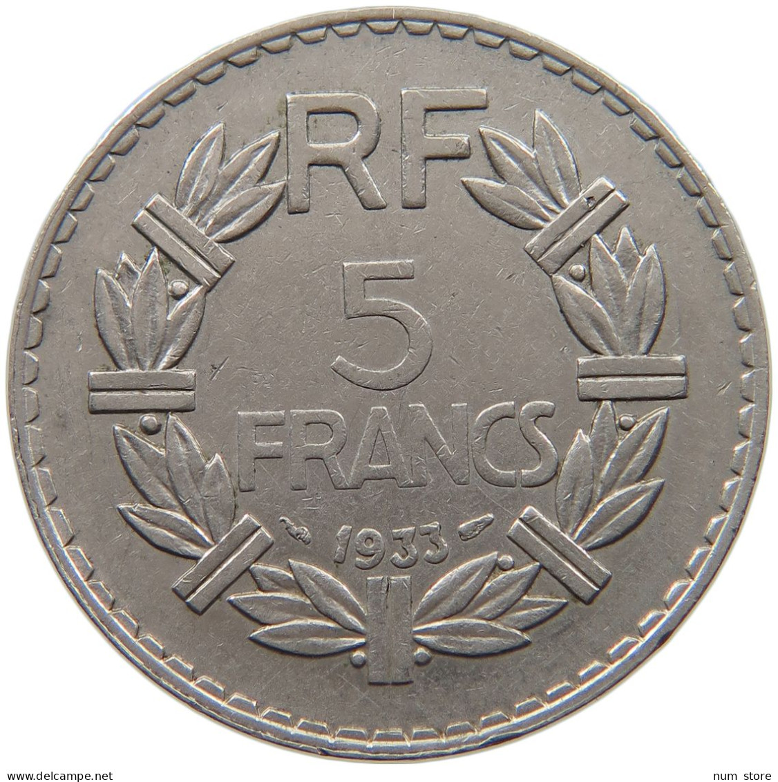 FRANCE 5 FRANCS 1933 #c077 0251 - 5 Francs