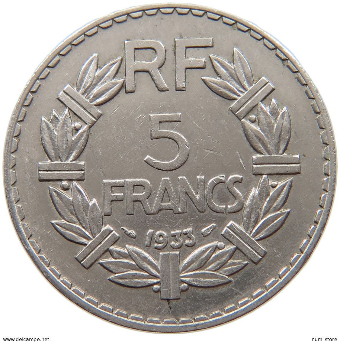 FRANCE 5 FRANCS 1933 #c063 0799 - 5 Francs