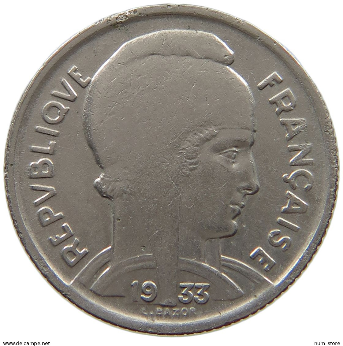 FRANCE 5 FRANCS 1933 #a089 0685 - 5 Francs