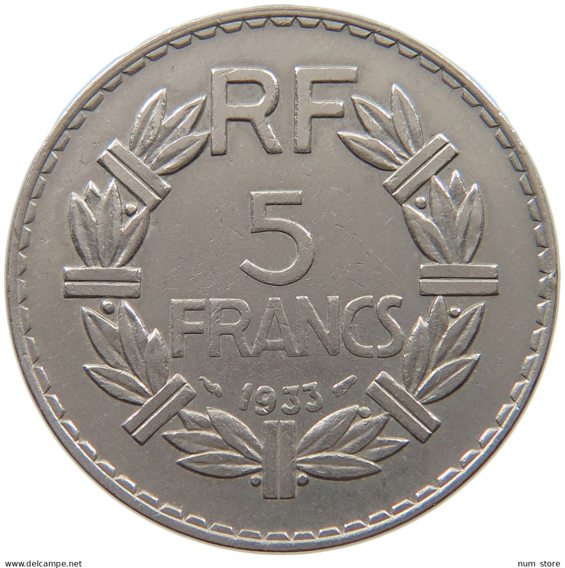 FRANCE 5 FRANCS 1933 #a079 0073 - 5 Francs