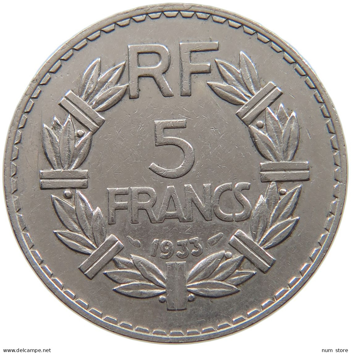 FRANCE 5 FRANCS 1933 #c006 0491 - 5 Francs