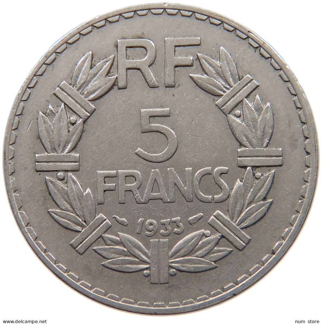 FRANCE 5 FRANCS 1933 #c019 0699 - 5 Francs