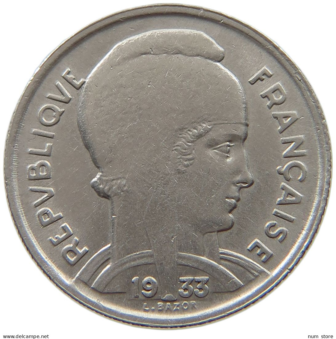 FRANCE 5 FRANCS 1933 #a015 0677 - 5 Francs