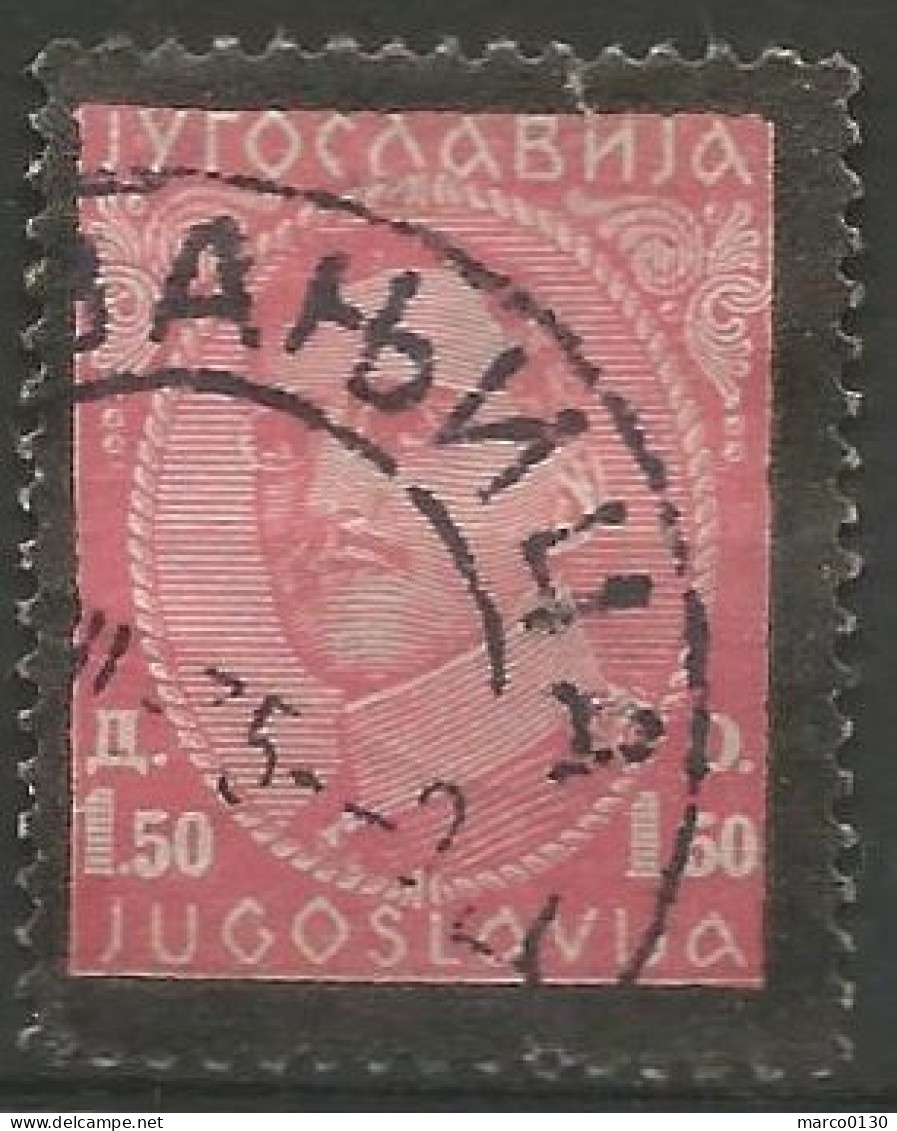 YOUGOSLAVIE N° 267 OBLITERE - Used Stamps