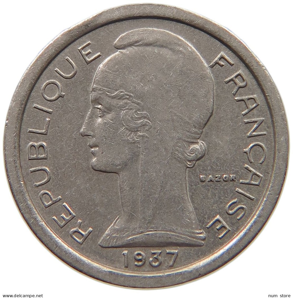 FRANCE PHONE TOKEN 1937 #c017 0561 - 1 Centime