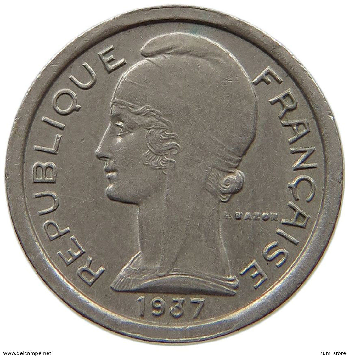 FRANCE PHONE TOKEN 1937 #a090 0453 - 1 Centime