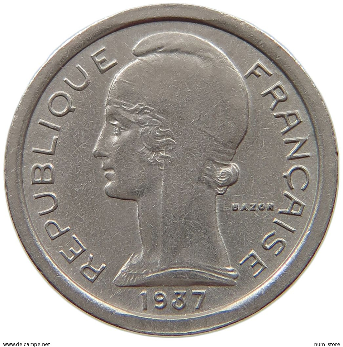 FRANCE PHONE TOKEN 1937 #a018 0667 - 1 Centime