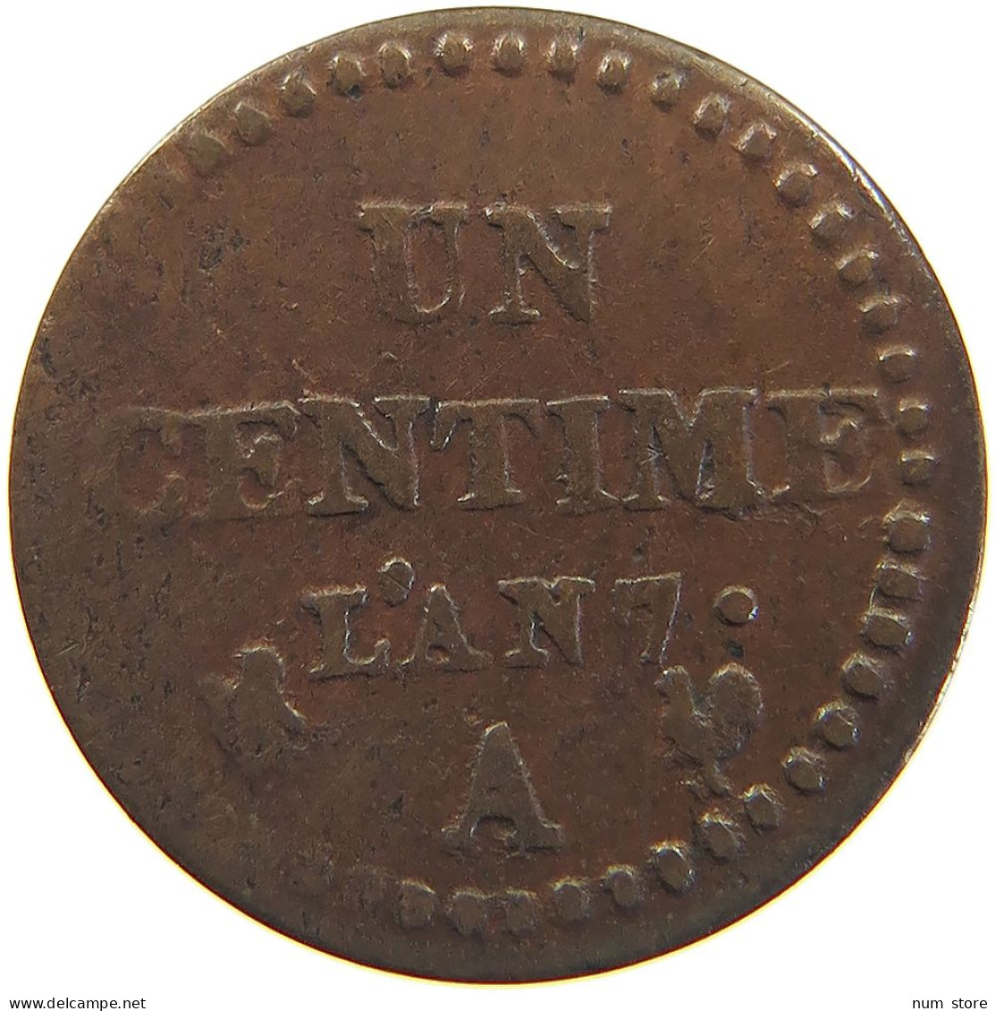 FRANCE CENTIME LAN 7 A #c041 0515 - 1 Centime