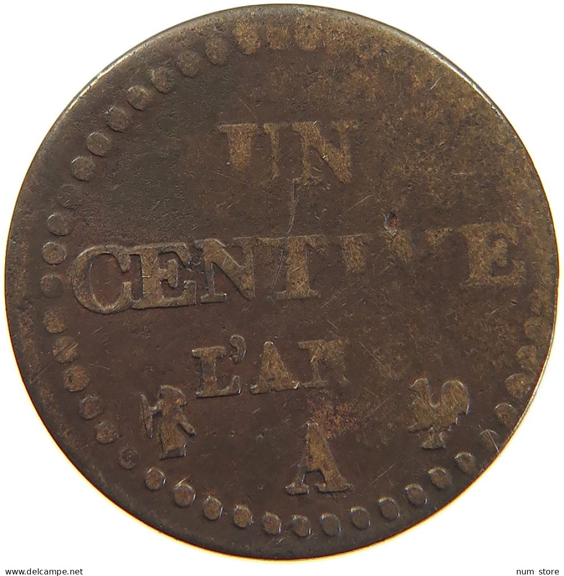 FRANCE CENTIME LAN 5 A #c041 0495 - 1 Centime