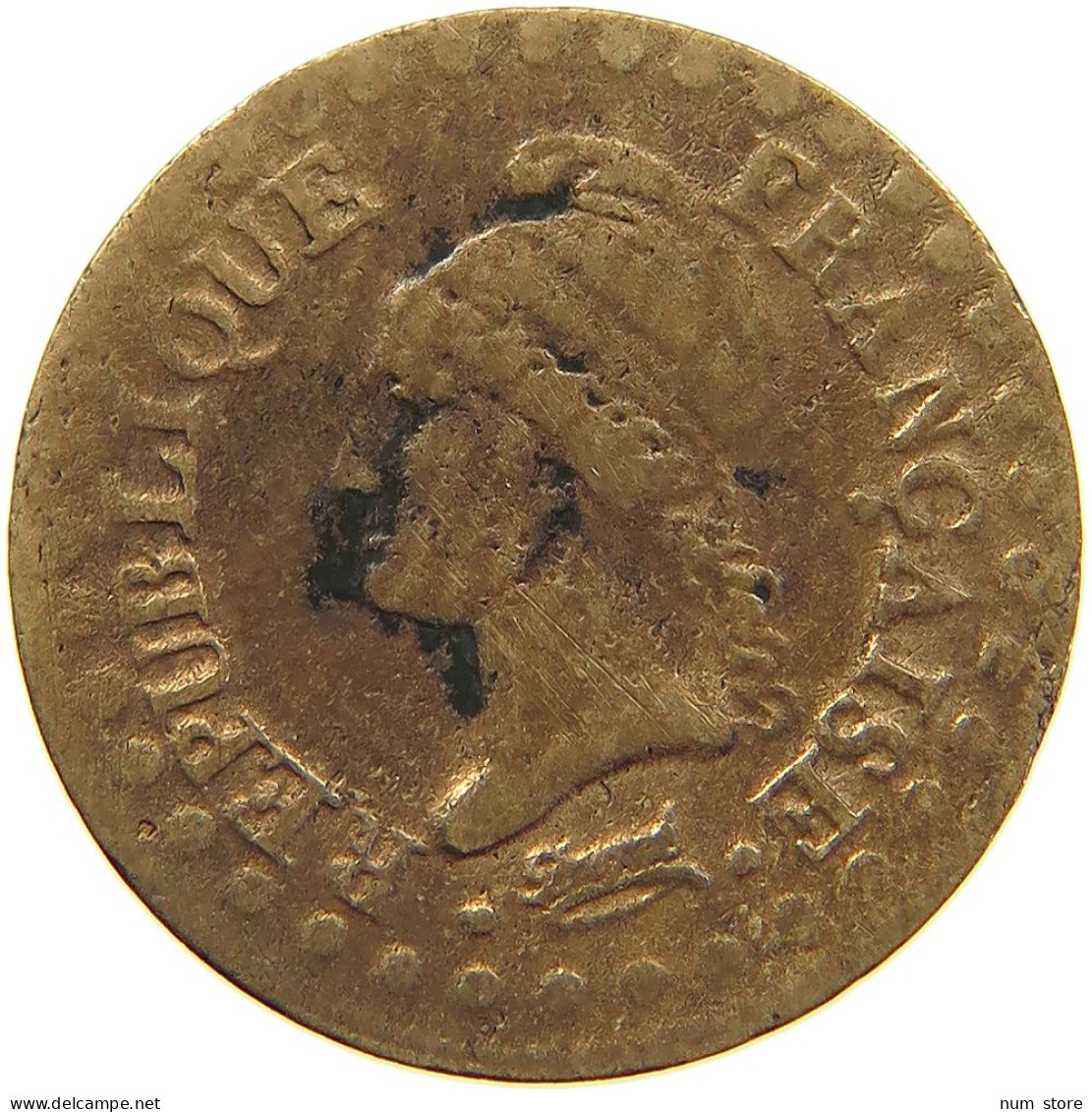 FRANCE CENTIME L AN 6 A #c065 0139 - 1 Centime