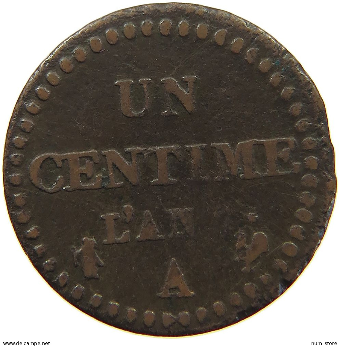 FRANCE CENTIME L AN 7 A #c065 0049 - 1 Centime