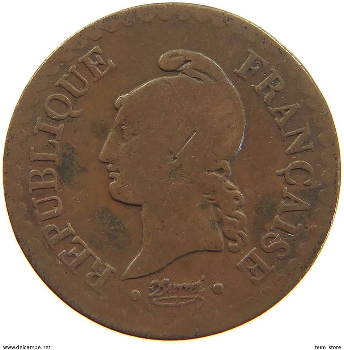 FRANCE CENTIME 1848 A #c041 0353 - 1 Centime