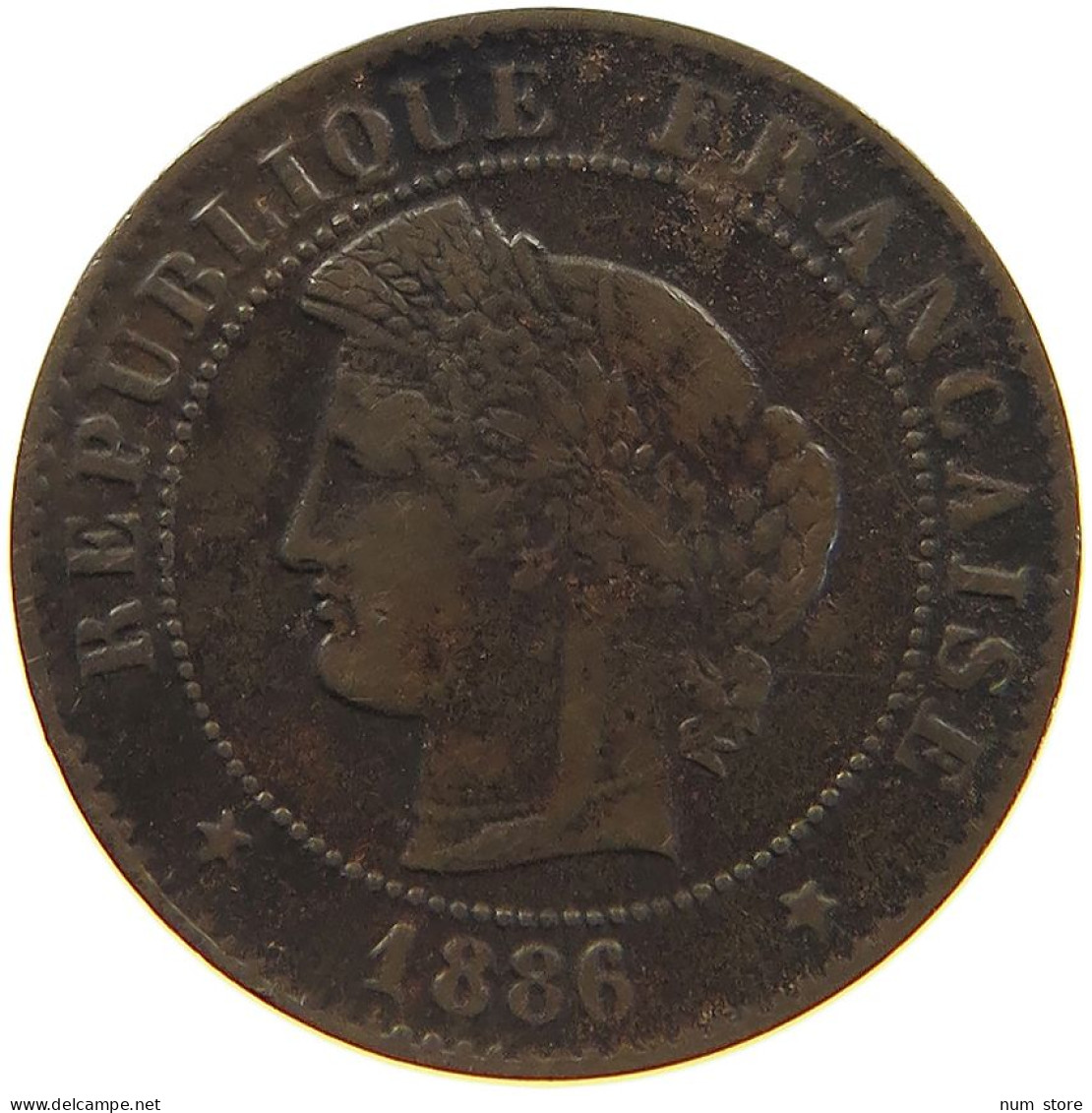 FRANCE CENTIME 1886 A #c041 0395 - 1 Centime