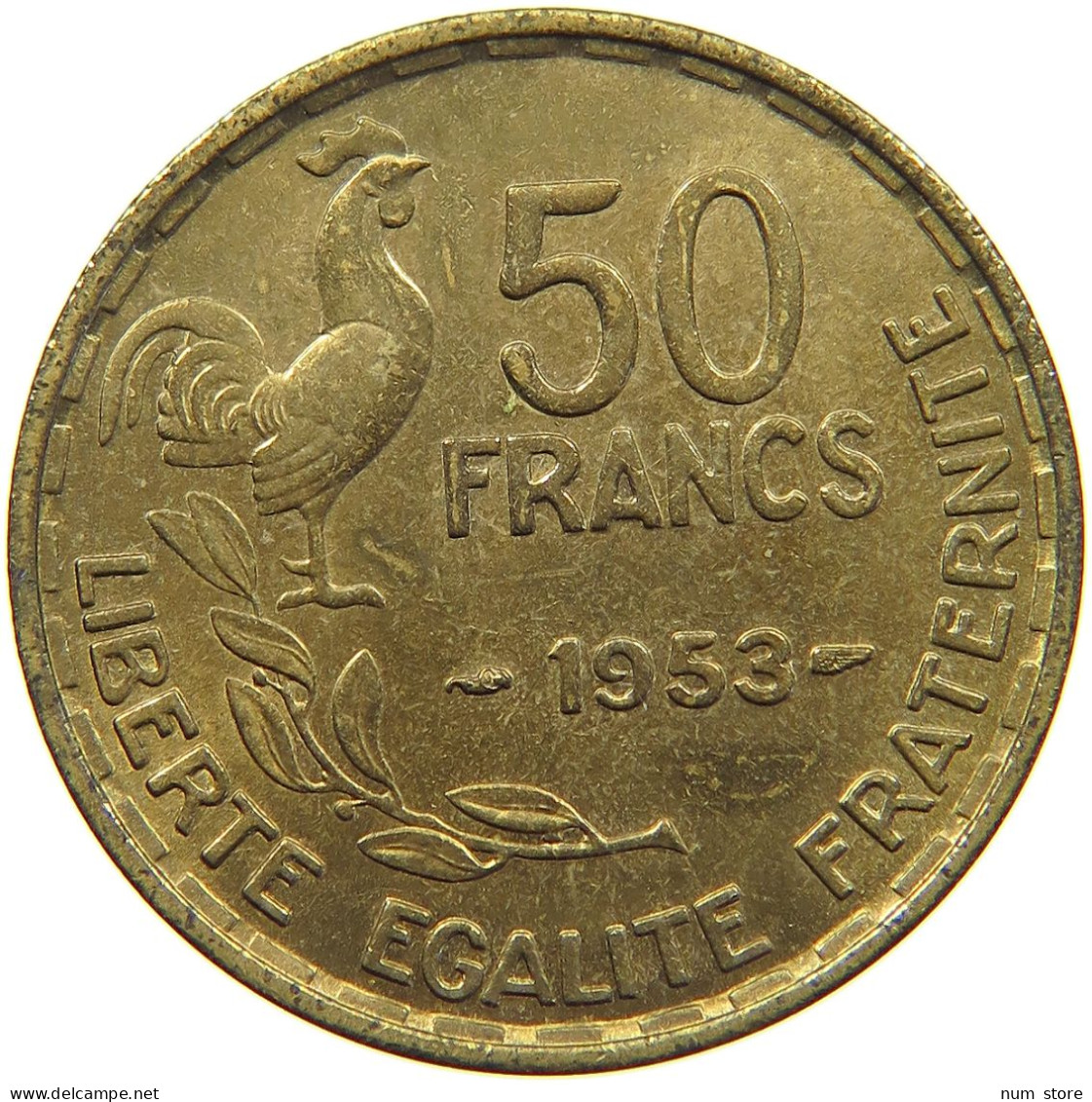 FRANCE 50 FRANCS 1953 #c023 0223 - 50 Francs