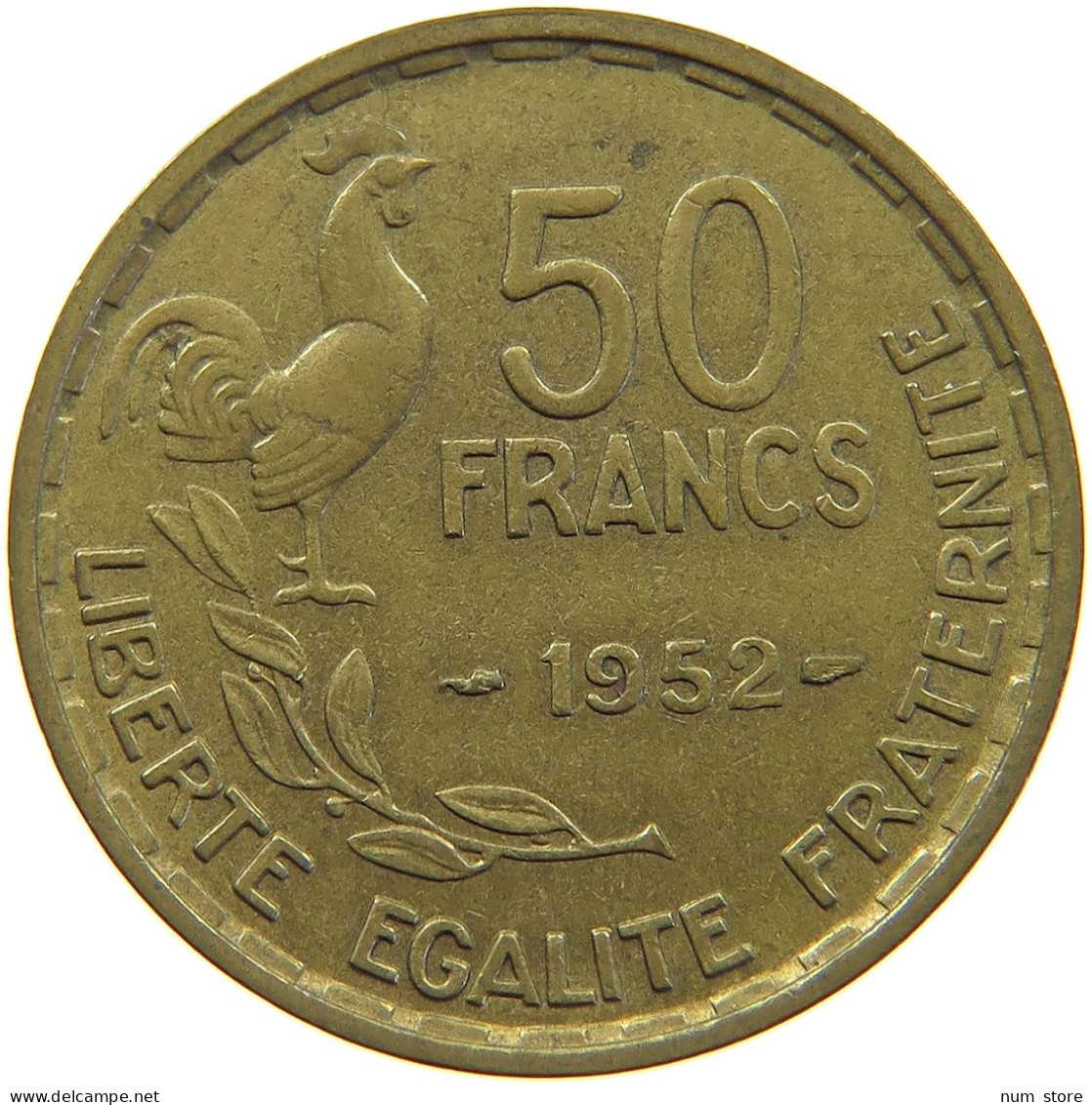 FRANCE 50 FRANCS 1952 #c067 0217 - 50 Francs