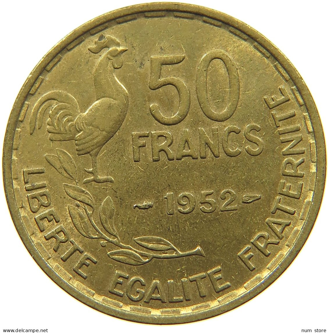 FRANCE 50 FRANCS 1952 #c032 0875 - 50 Francs