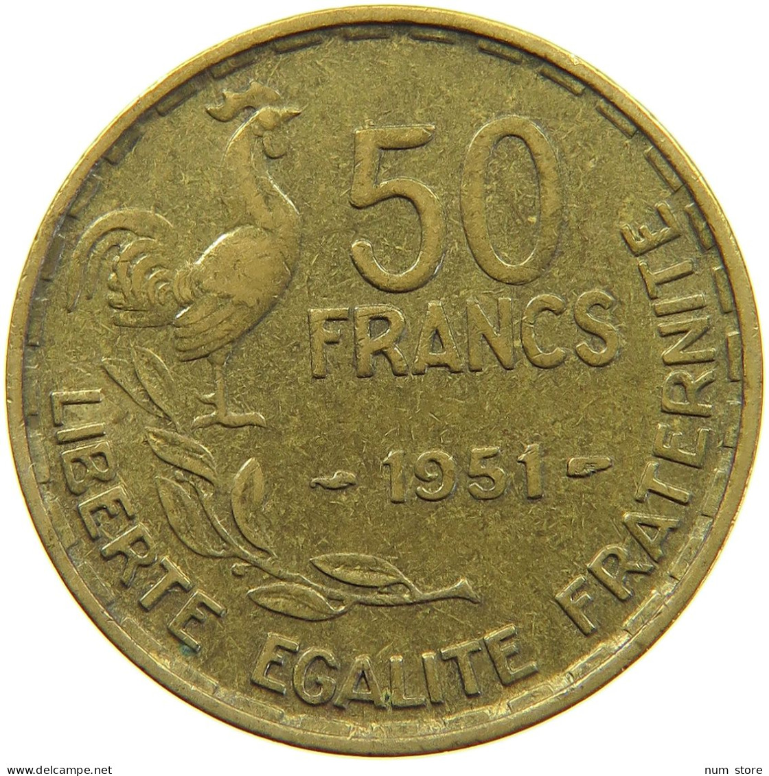 FRANCE 50 FRANCS 1951 #c067 0213 - 50 Francs