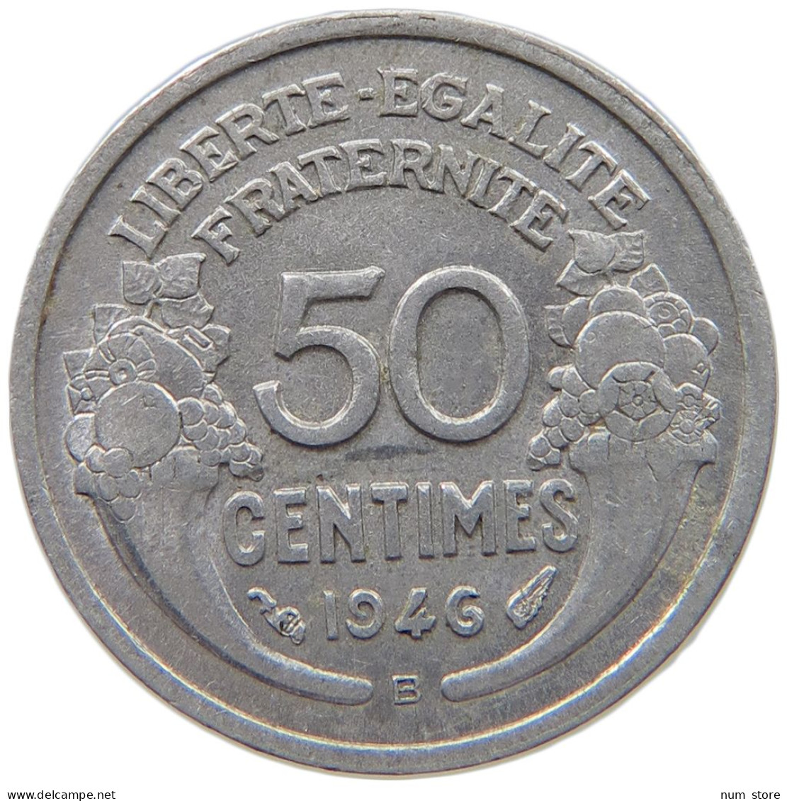 FRANCE 50 CENTIMES 1946 B #c040 0763 - 50 Centimes