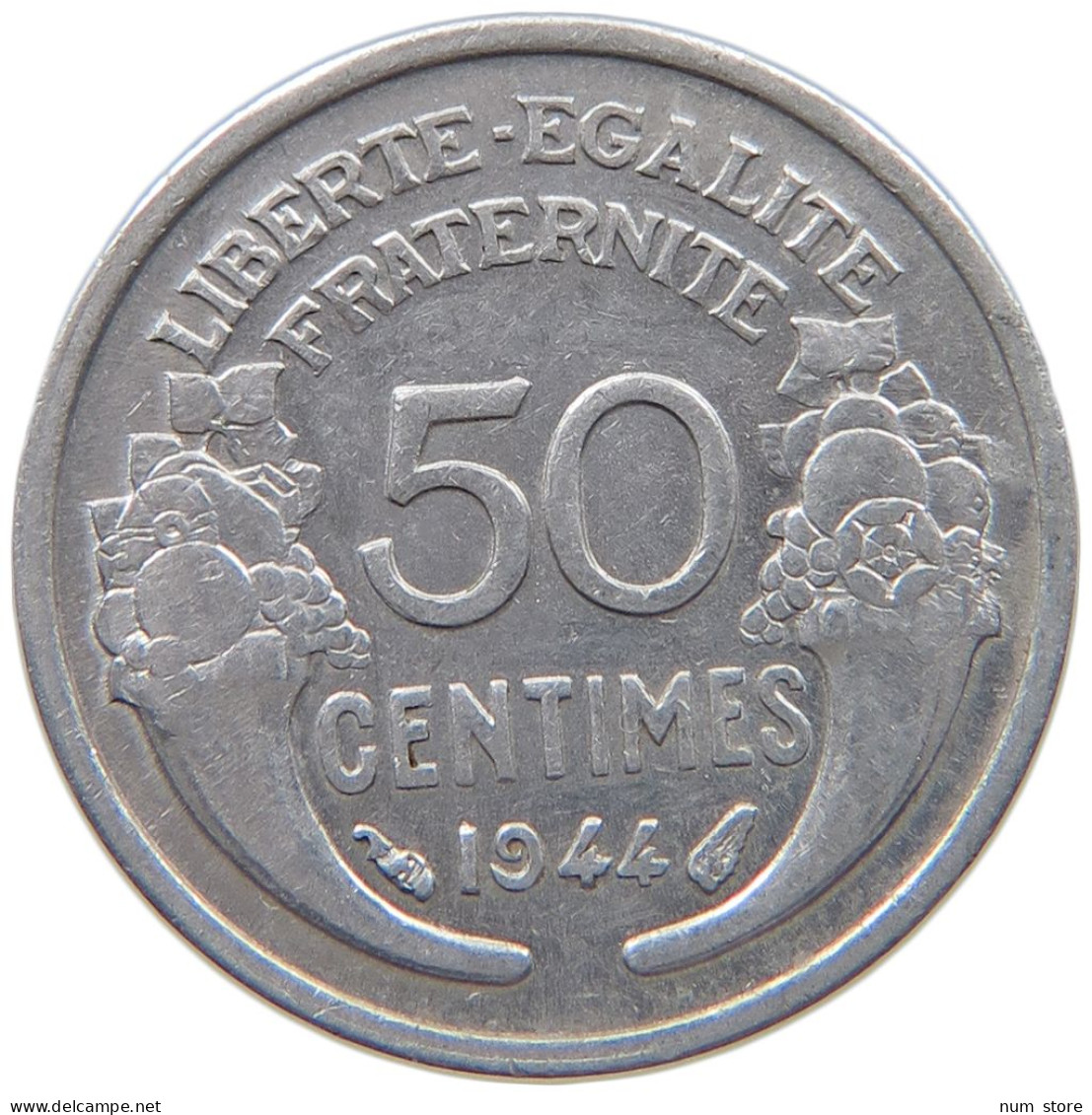 FRANCE 50 CENTIMES 1944 #c040 0761 - 50 Centimes